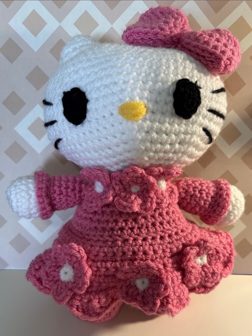 Hello Kitty Crochet Doll